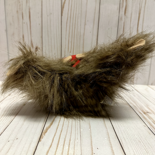 Aurora Valentines Sloth Plush Holding Heart Shaggy Fuzzy Long Hair 9 Inch - Picture 5 of 10