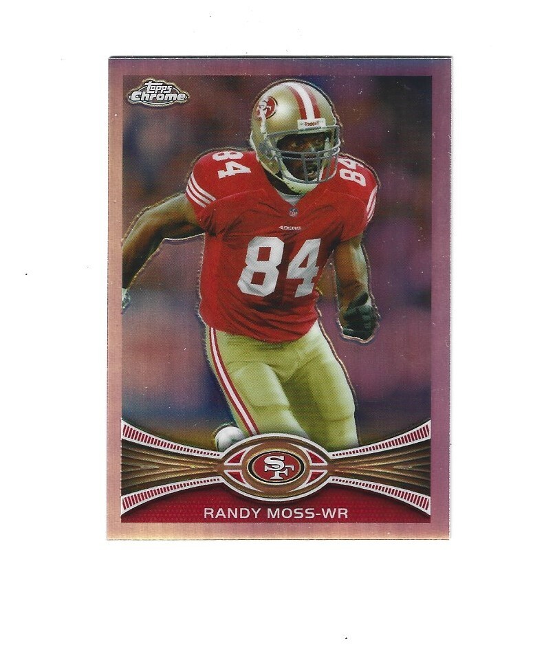 2012 Topps Chrome Refractors #32 Randy Moss  SAN FRANCISCO 49ERS