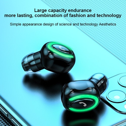 Single / Double Invisble Bluetooth Earbuds Wireless Music Earphones with Mic - Picture 5 of 21