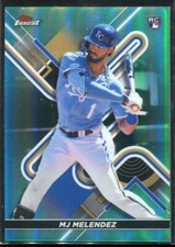 2022 Topps Finest M.J. Melendez /199 RC #57 Green Kansas City Royals