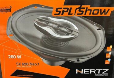Hertz SX 690 NEO.1 6X9 SPL Show 3-Way Coaxial Car 6'' x 9'' Speakers - Harley Bags