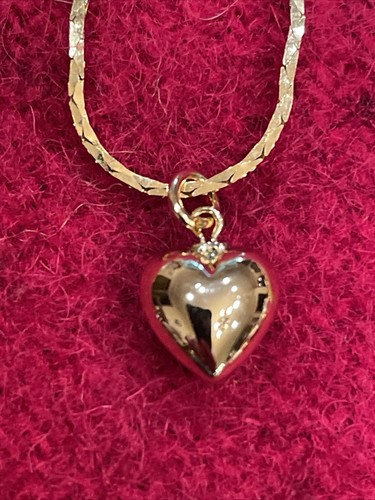 Lotto di 7 Collane Oro Nuove/Etichetta, Cuore, Farfalla, Perline. Portaciondolo, + - Foto 4 di 24