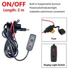 With fuse and display light switch for LED Rock Lights & Neon Strip