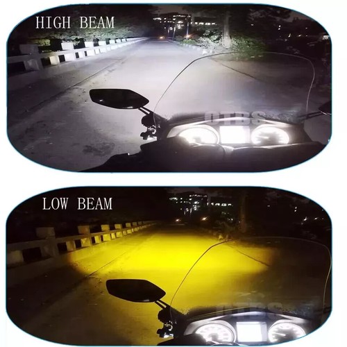 Coppia Fendinebbia Faro Moto 100W Led Luce Guida Ausiliaria Faretto - Foto 14 di 24