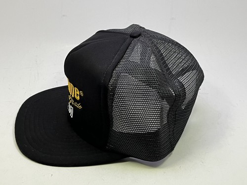 Havoline Superior Grade Truck Oil Hat Cap Mesh Trucker Snapback Black Gold Vtg - Picture 5 of 6