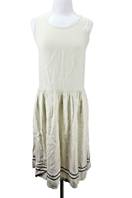 Vtg 90s y2k Esprit Drop Waist Flowy Womens Dress Geometric Blouson Sz S