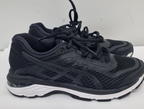 ASICS GT-2000 6 BLACK/WHITE/CARBON Size UK 4/EU 37 | REF DHW#
