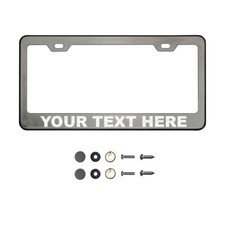 Customize Personalized Laser Engraved T304 Stainless Steel License Plate Frame Customize Personalized Laser Engraved T304 Stainless Steel License Plate Frame