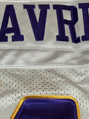 Maglia Brett Favre Minnesota Vikings Calcio Cucita Uomo 52 Reebok - Foto 3 di 10
