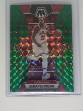 2022-23 Mosaic DEMAR DEROZAN Green Mosiac Prizm No.170 BULLS 🔥
