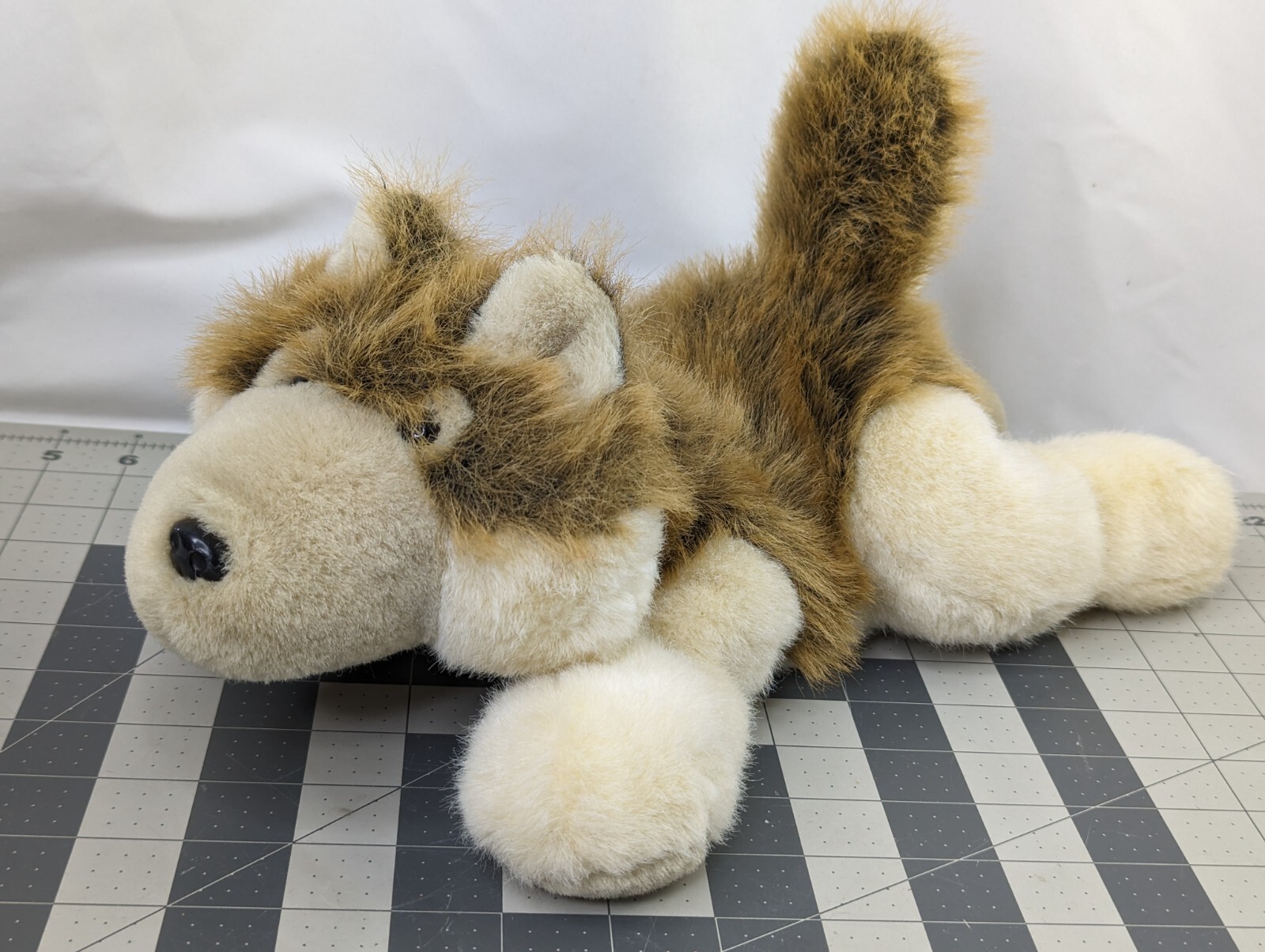 BJ Toys Timber Wolf Plush 15 Inch Long Stuffed Animal Toy