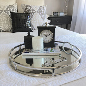 Mirror Tray, Large Mirrored Coffee Table Tray
