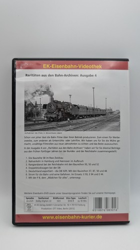 Eisenbahn Kurier - Raritäten aus den Bahn-Archiven Teil 4 - DVD - Foto 2 di 2
