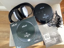 AKAI A61007 CLASSIC CD Discman - Boxed With Earphones