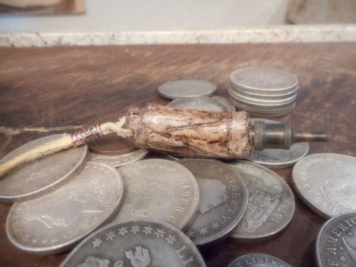 Fancy Pan Charger  Flintlock Deer Antler  Black Powder - Picture 8 of 9