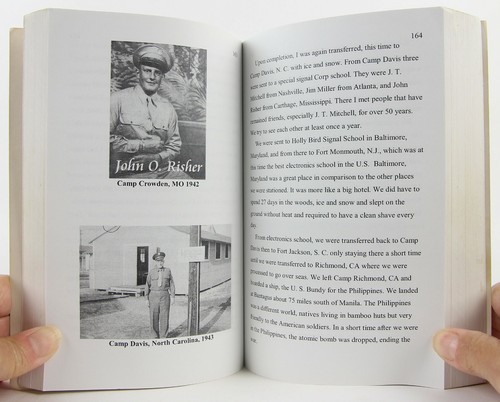 A Lifetime of Memories by John Otho Risher Rare 2003 Autobiography Genealogy PB - Imagen 6 de 7