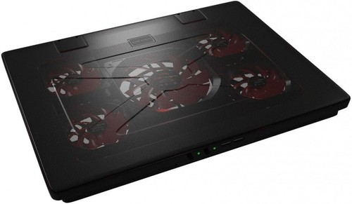 Base Di Raffreddamento 5 Ventole Pc Laptop Notebook Portatile Gaming Design - Photo 3/9