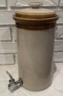 Vintage Mikasa Stone Manor F5800 ‘Whole Wheat’ Beverage Dispenser w/Spigot