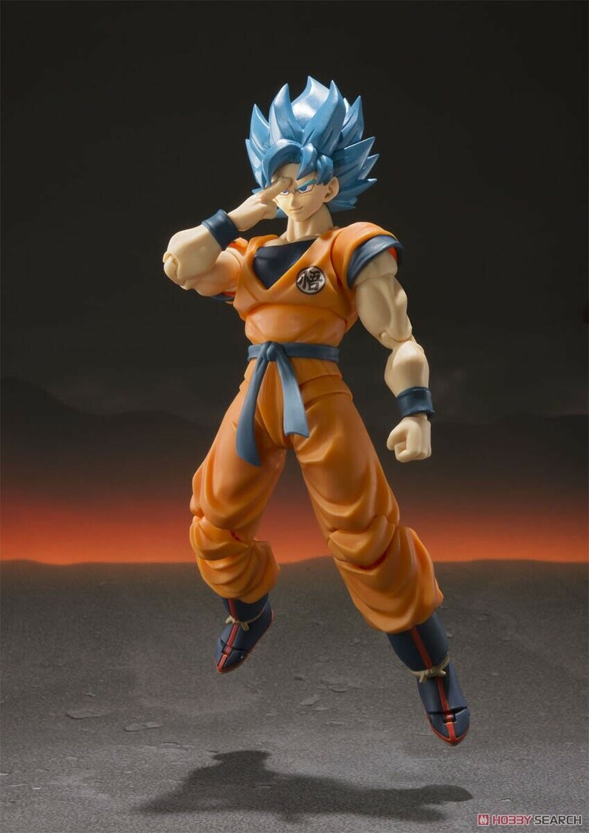 S.H.FIGUARTS DRAGON BALL SUPER GOKU GOD BLUE SSJ 2.0