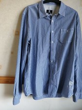 peter worth shirt Mens. Blue And White Stripe. Size 5 / Xl Equivalent