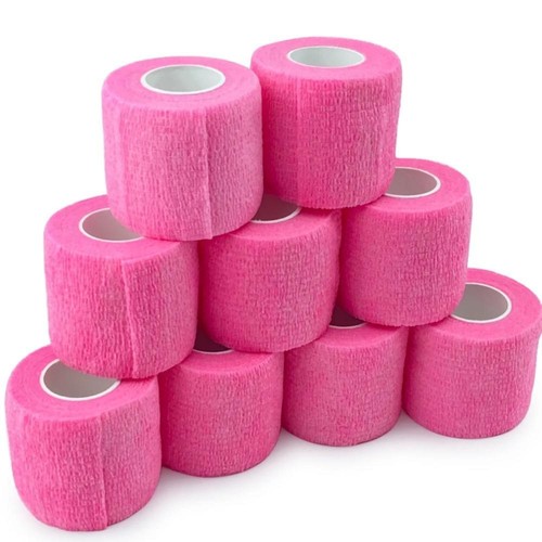 Disposable Self-Adhesive Elastic Bandage Wrap for Colorful Tattoo Grip Cover. - Picture 19 of 37