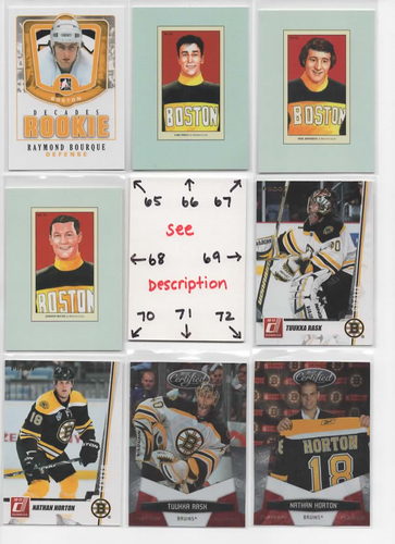 Boston Bruins * * SERIAL #'d Rookies Autos Jerseys * * ORR ESPOSITO THORNTON - Picture 7 of 78