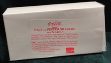 Ancienne salière et poivrière COCA COLA 1994 distributeur automatique de coke neuf dans sa boîte - LOOK