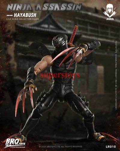 Presale BROTOYS LR010 1/12 Ninja Assassin Falcon 6" Male Action Figure Model Toy - Picture 6 of 14