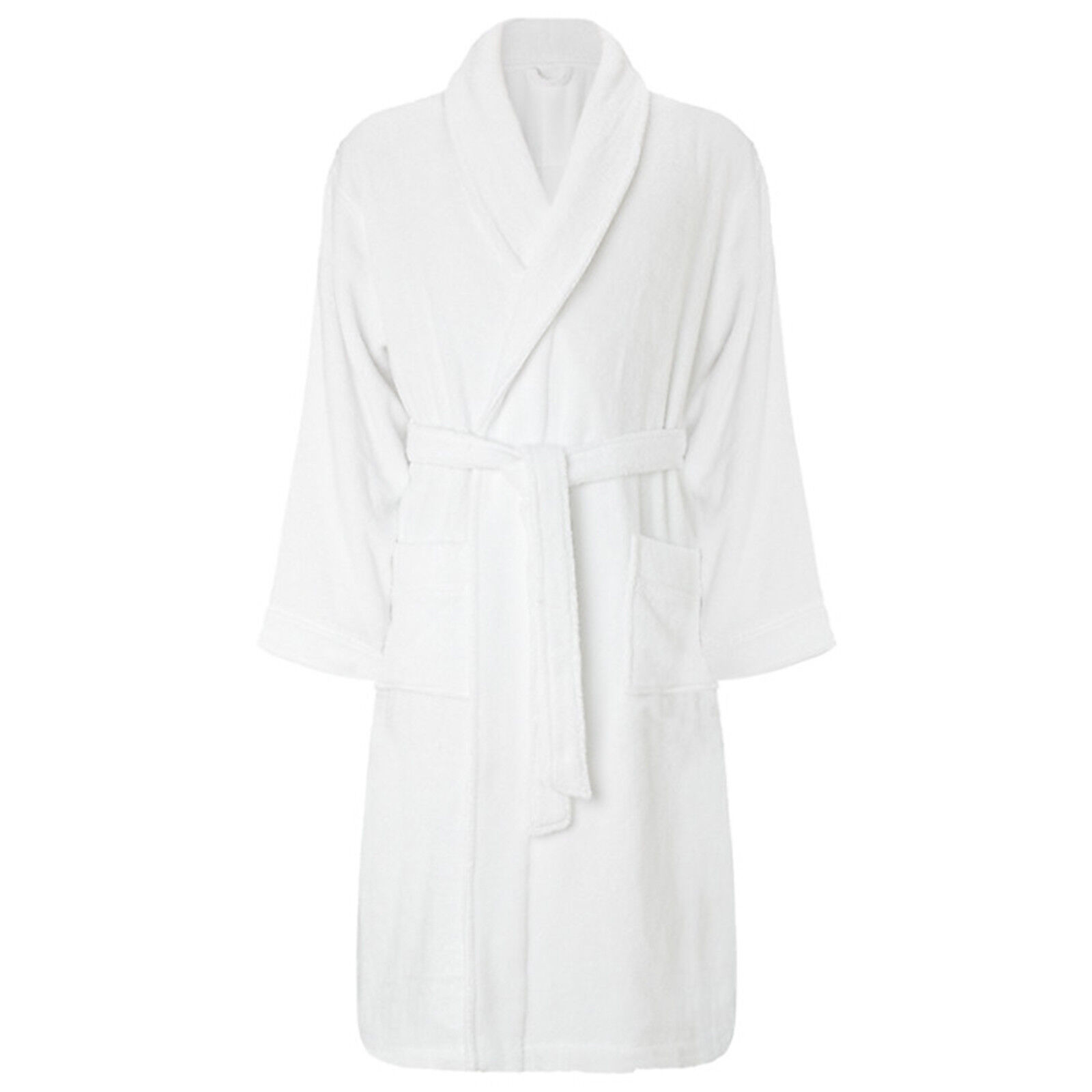LUXURY EGYPTIAN COTTON BATH ROBE TOWELLING DRESSING GOWN VELOUR TERRY TOWEL SOFT - Picture 2 of 36