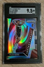 Tyler Herro 2019 Prizm Instant Impact Silver Prizm RC SGC 9.5 