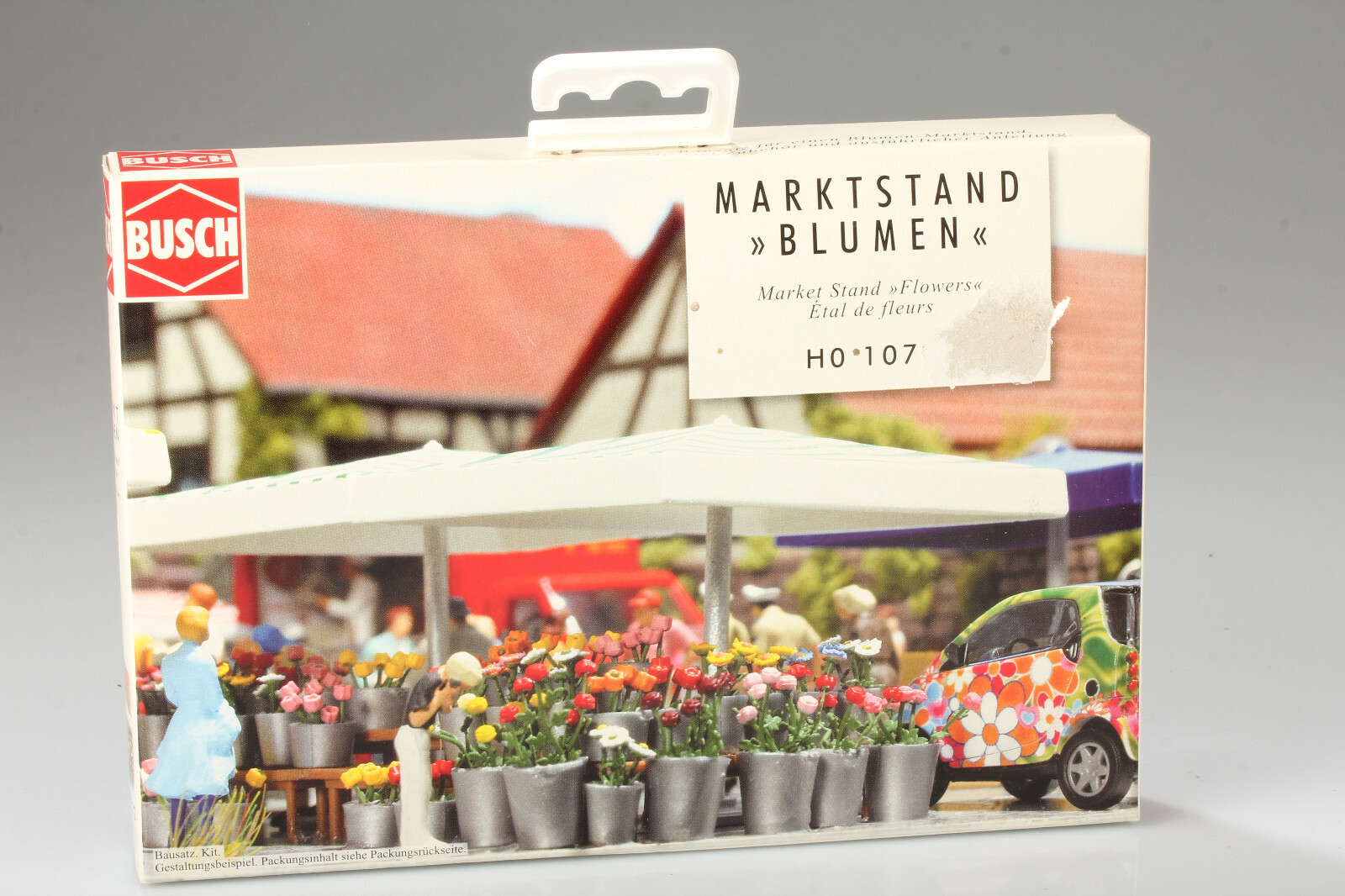 Busch 1072 Marktstand Blumen H0