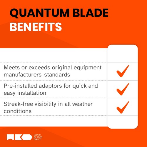 Wiper Blades For Renault Megane 2006-2010 (L84 Phase II) Sedan Front Pair - Picture 5 of 10