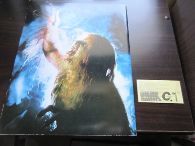 Ozzy Osbourne 1984 Japan Tour Book w Osaka Ticket Black