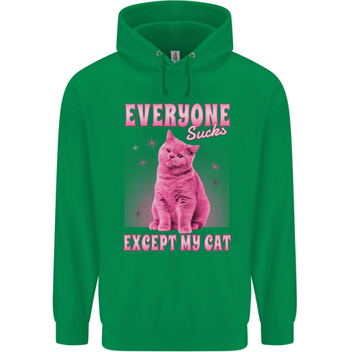 Everyone Sucks Except My Cat Childrens Kids Hoodie - Picture 46 of 84