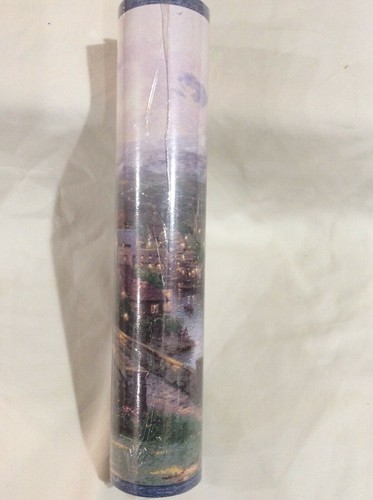 Thomas Kinkade Wallpaper Border Lamplight Village 10 yards 9.14 meters New - 第 1/3 張圖片