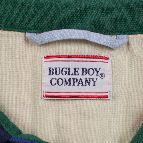 Vintage Polo Shirt T Shirt 2XL 90s Bugle Boy Multicoloured Tee - Picture 4 of 7