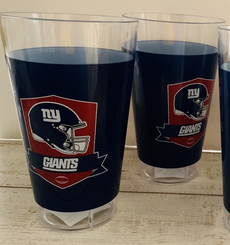 NY Giants NFL Football Team Helmet Logo Plastic Drink Cups Cheers! Ships Fast!
