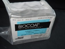(5) BioCoat Collagen I 6-Well Clear Flat Bottom TC Plates & Lids, 354400, (D)