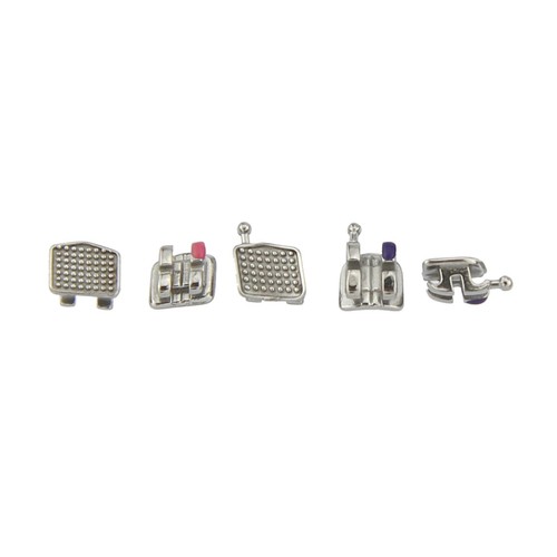 Brackets de ortodoncia dental soporte de metal MIM MINI Roth MBT 022 018 345 con ganchos - Imagen 14 de 63