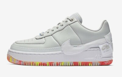 NEW Nike Air Force 1 Jester XX Floral Print SZ 9.5 Platinum