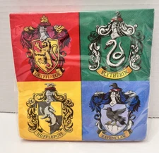 Harry Potter Paper Dinner Napkins Crest House Emblems 16CT. 2Ply Luncheon Sealed