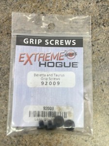 4 Hogue Beretta // Taurus Grip Screws Hex Black 92009