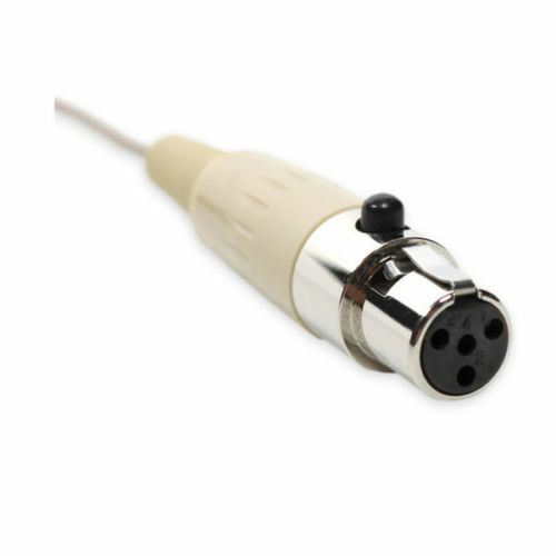 Beige Headset Microphone Mic fits SHURE Wireless Bodypack Transmitters NEW - Bild 6 von 8