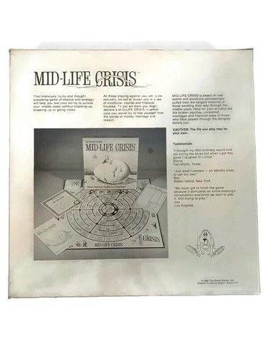 Juego de Mesa Vintage - Mid-Life Crisis Juego de Mesa 1982 - Nuevo Precintado - Imagen 2 de 3