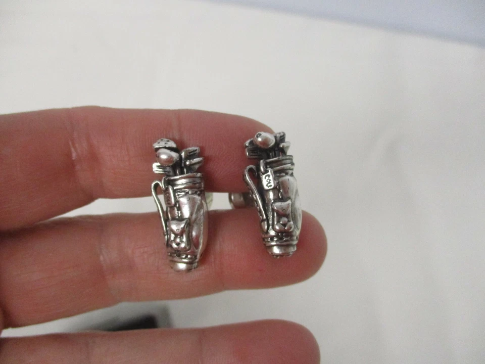 NUEVA BOLSA DE GOLF KENNETH COLE PLATEADA GEMELOS ~ ¡NUEVA! ¡NUEVO! ¡Sin usar, en caja! Foto 2 de 4