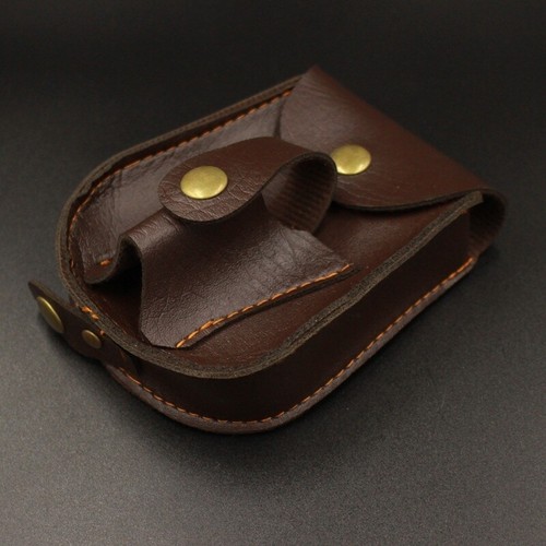 Leather Case Waist Bag Pouch for Catapult Slingshot Steel Balls Hunting Retro - Picture 7 of 13