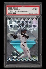 ⚾️ 1999, Topps, Barry Bonds, Lords Of The Diamond #LD9 PSA-9, Die Cut ⚾️