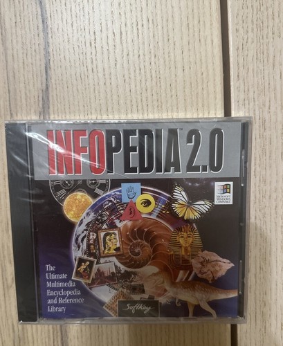 Infopedia 2.0 Windows 3.1 / Windows 95 Encyclopedia on PC CD-ROM Sealed - Picture 2 of 8