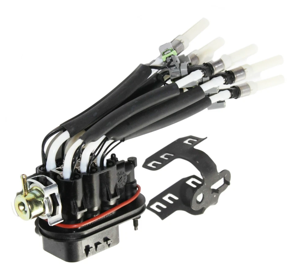 Inyector araña de combustible central para 96-02 GMC Chevy con soporte 6 cilindros 4,3 L Foto 3 de 4