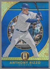 2017 Panini Gold Standard Anthony Rizzo #9 Blue /79 Chicago Cubs